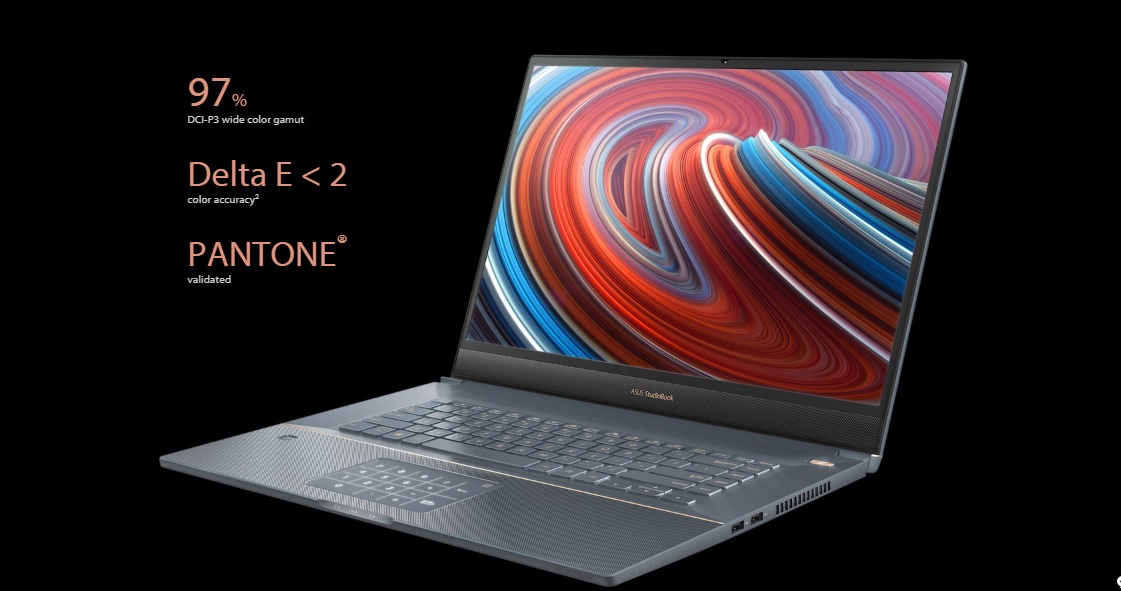 Asus StudioBook S 97 percent Gamut