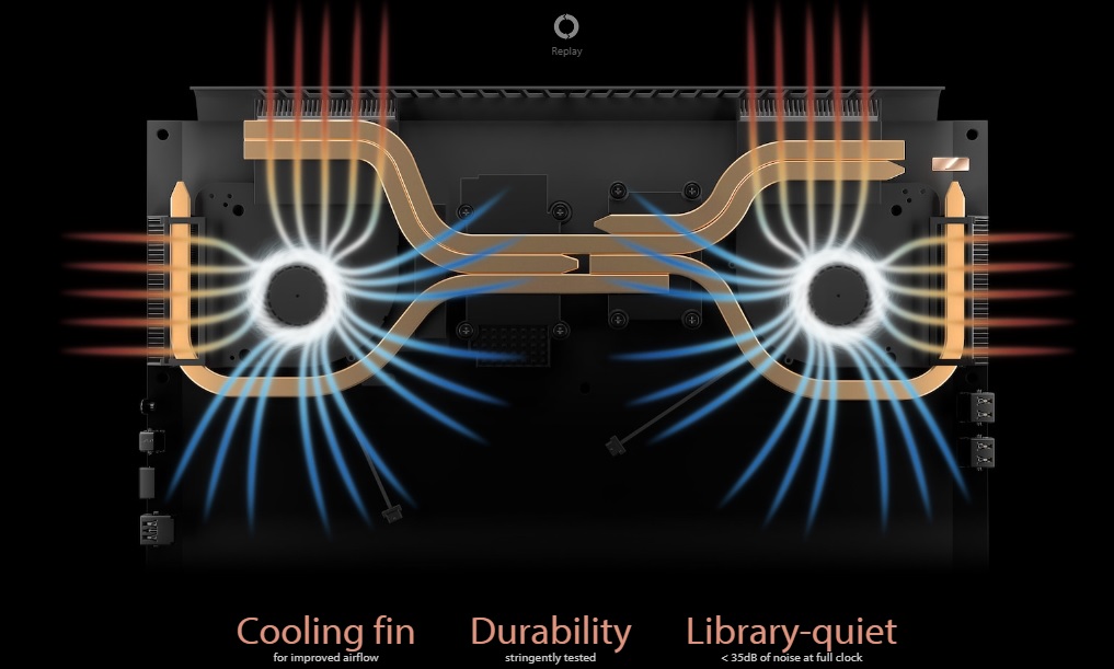 Asus StudioBook S Cooling System