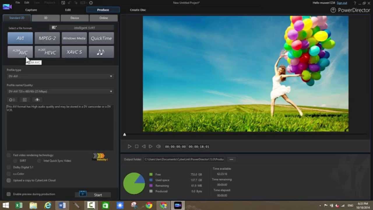 CyberLink Power Director Video Editing Software