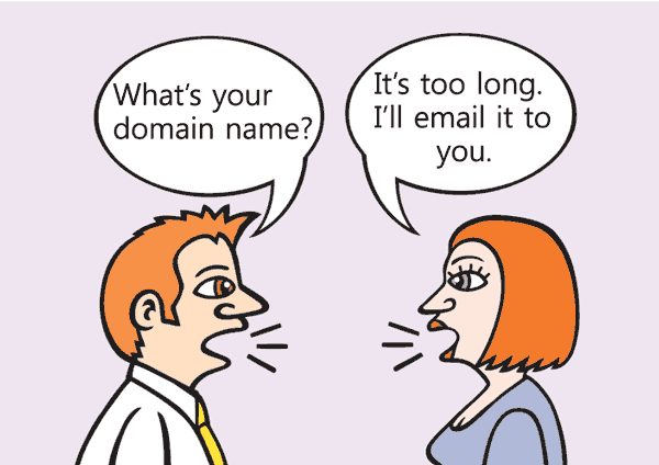 Don't use too long domain name