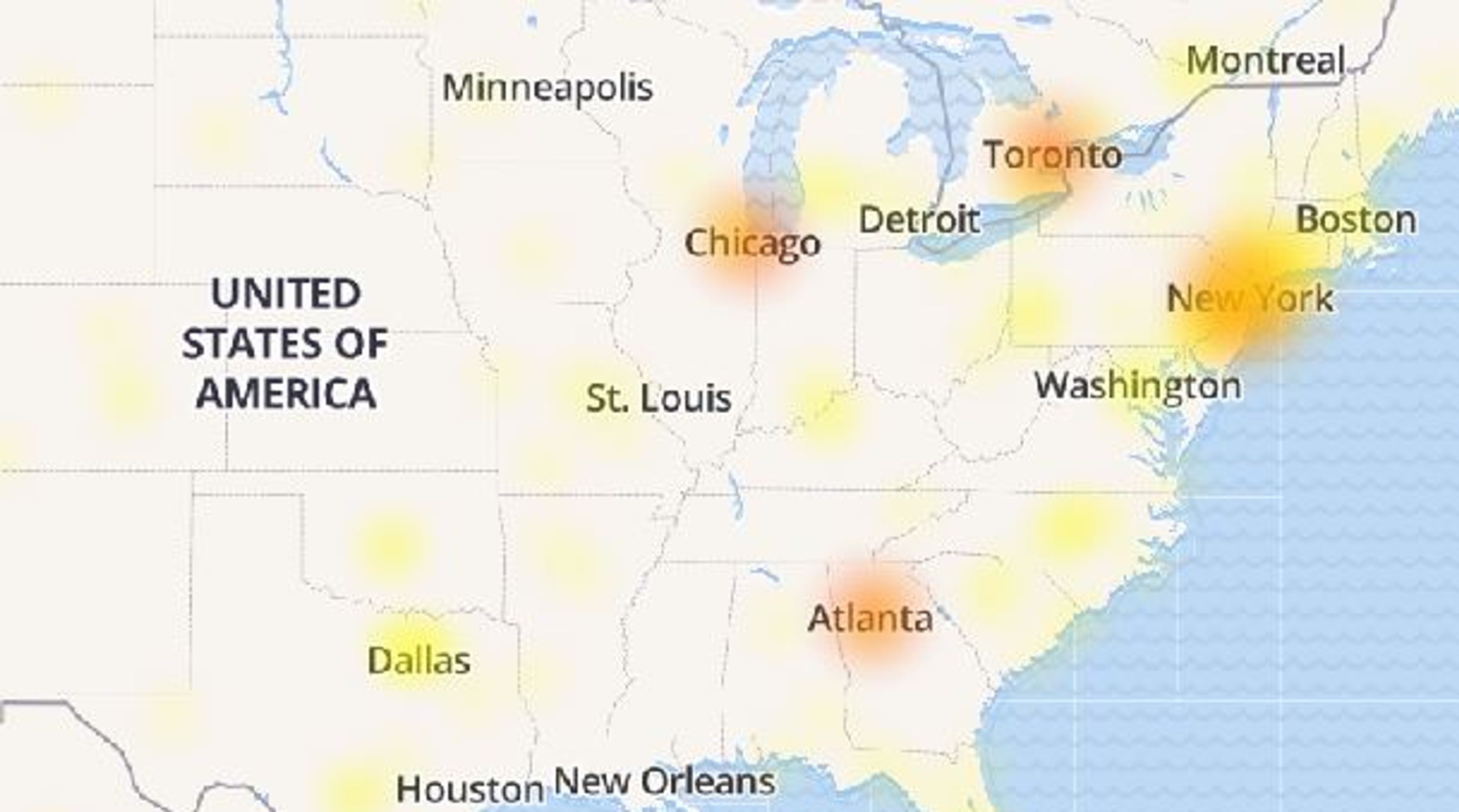 Facebook Down Starts From America