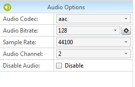 Upload Youtube Faster 1 - Audio Options
