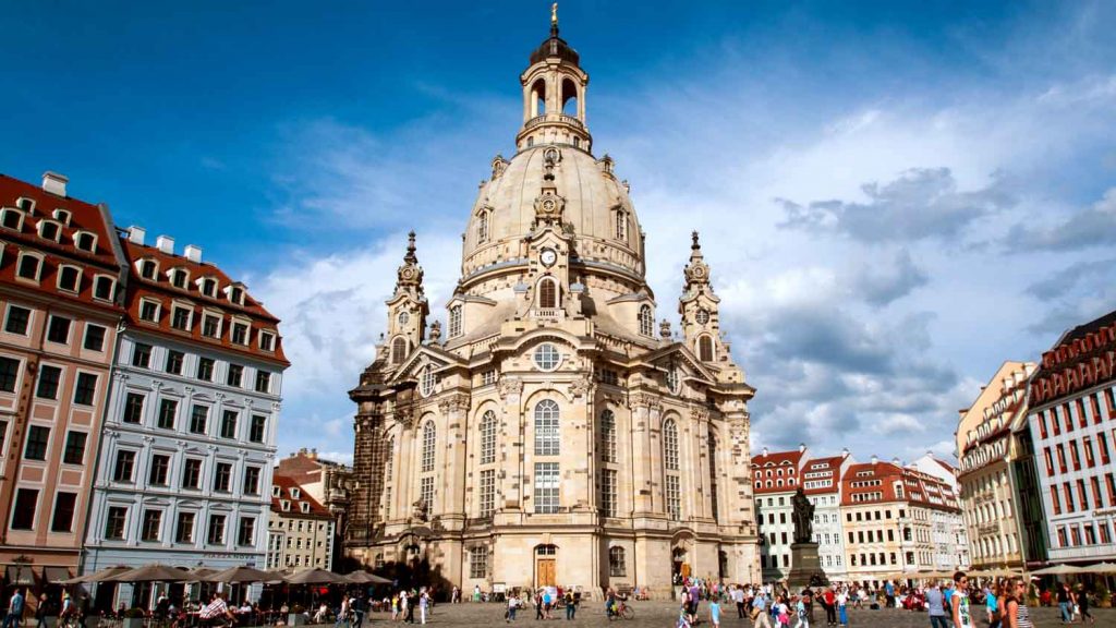 Frauenkirche The new but old church in Germany