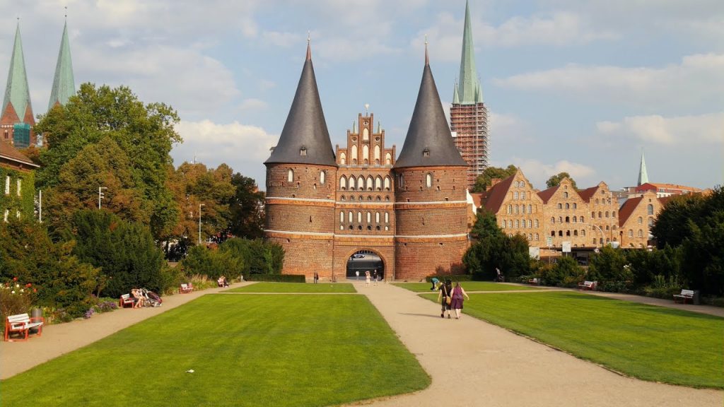 Holstentor Gate Historical City in Germany