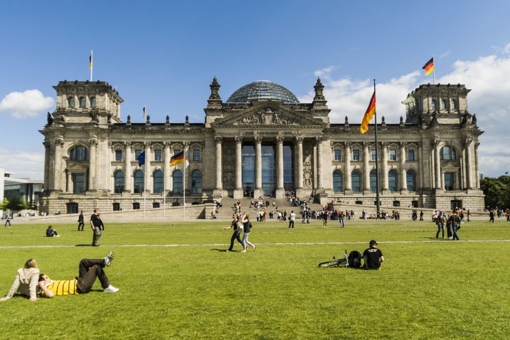 Reichstag Tourism Spot in Germany