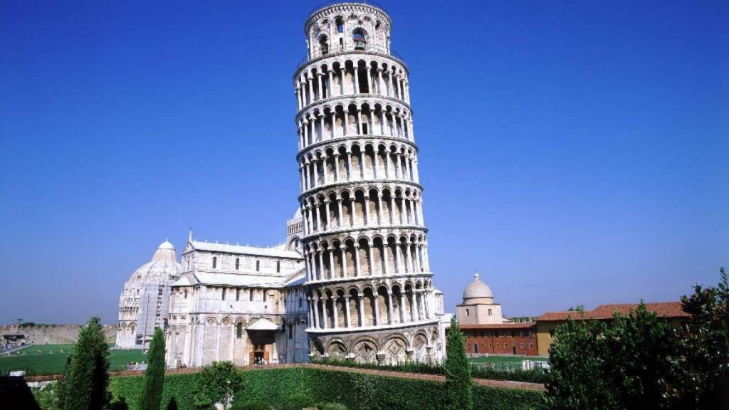 Leaning Tower of Pisa in Italy