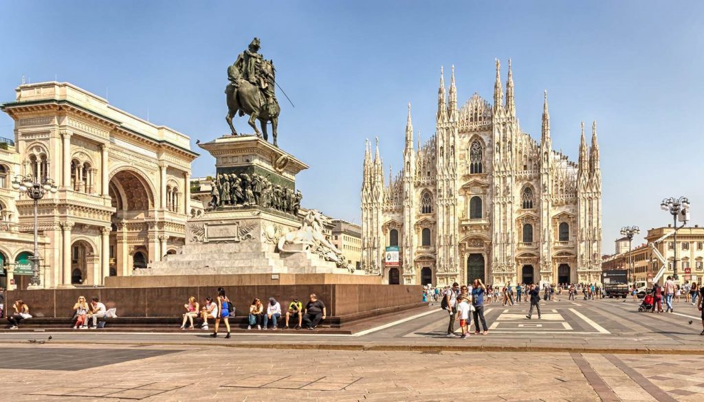 Milan City in Italy