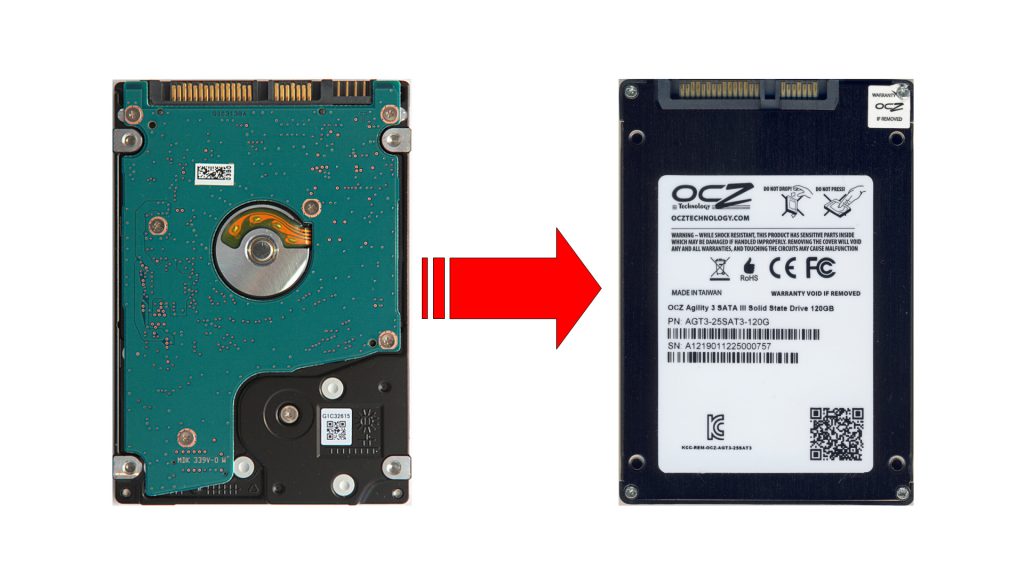 Converting HDD to SSD