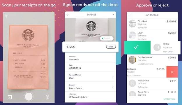Rydoo App Android Accounting