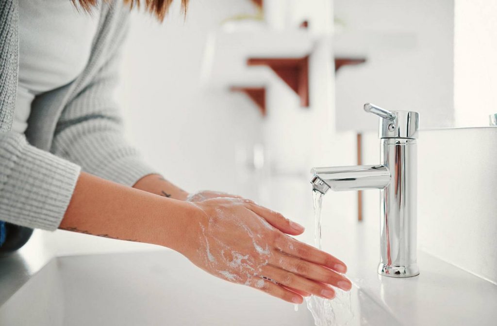 wash your hand before eat to prevent strep throat