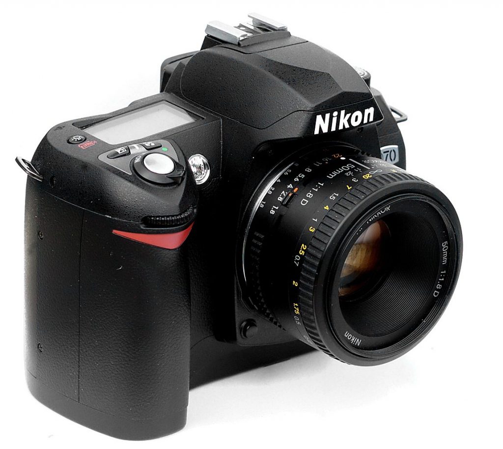 Nikon D70 with 50mm