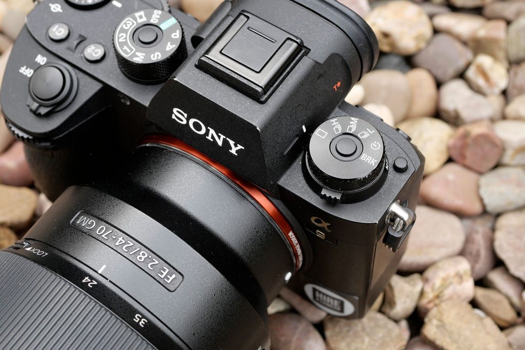 Sony Alpha 9 from Top Side