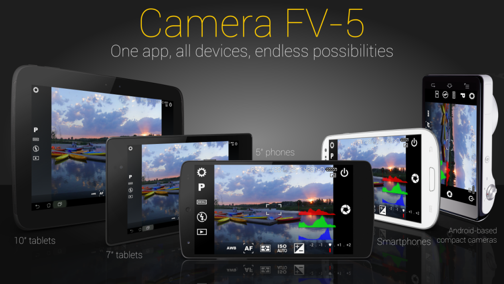 Camera FV-5 the application to make your smartphone like DSLR