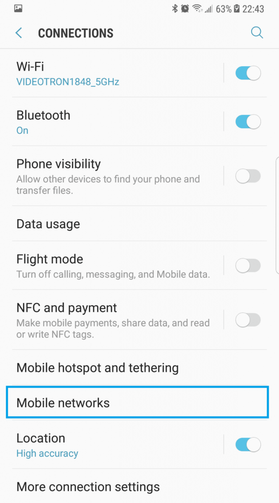 Manual Network Search on The Smartphone to Troubleshooting Lost Signal