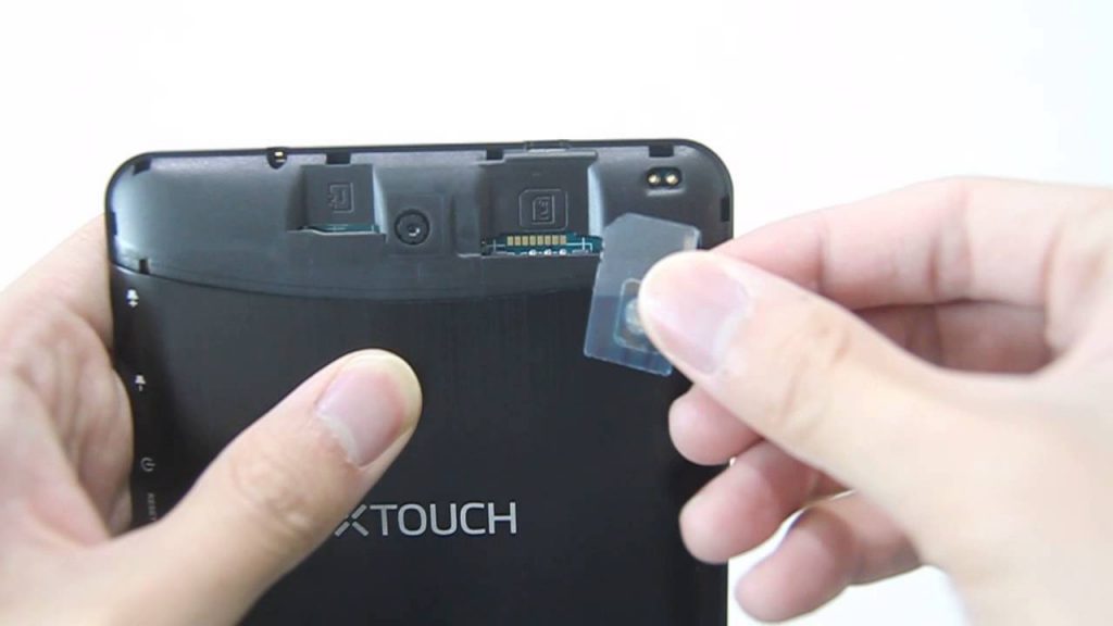 SIM Card installation on Smartphone