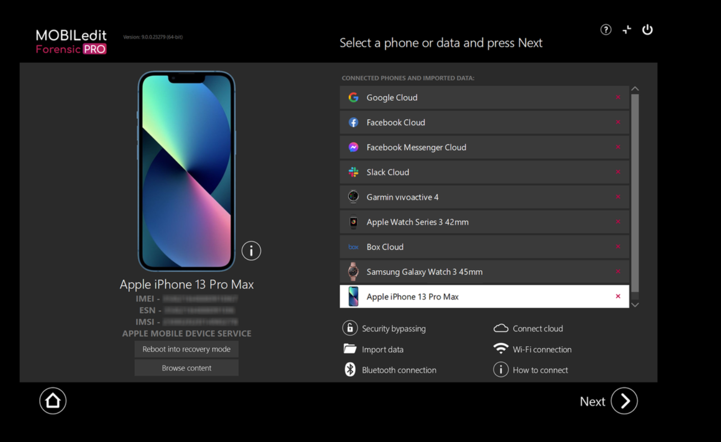 MobilEdit Forensics